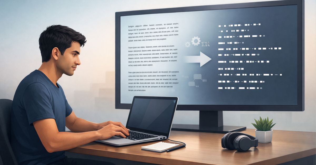 convert text to morse code নিয়ে শিক্ষামূলক বাংলা অনলাইন গাইডের ইলাস্ট্রেশন