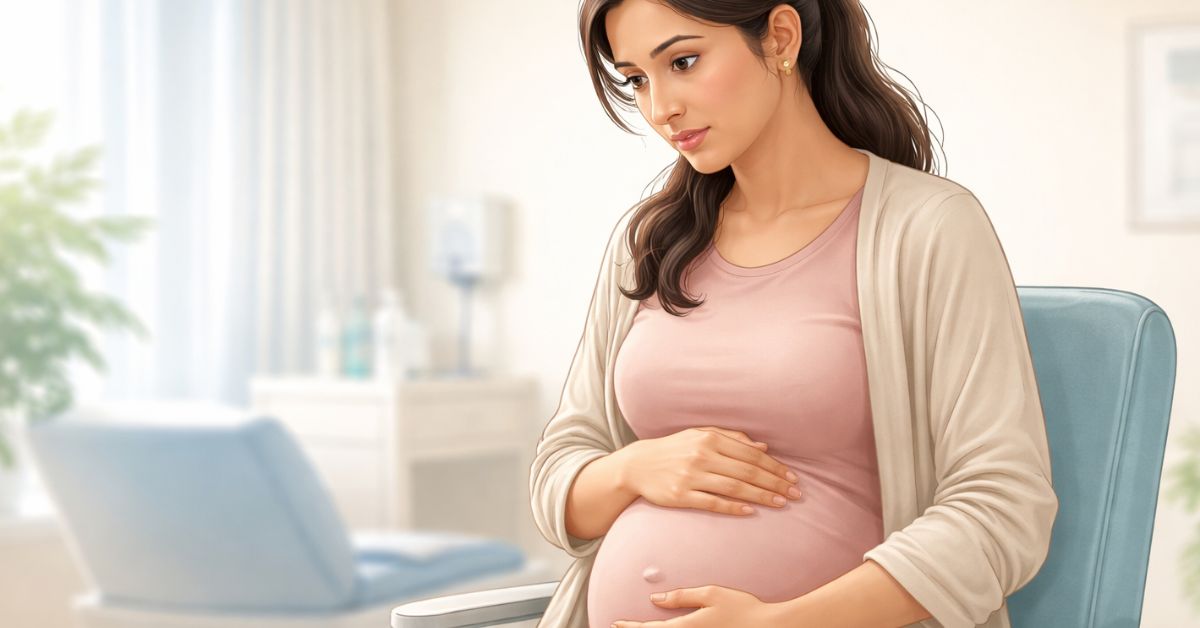 গর্ভাবস্থায় অতিরিক্ত পেটে ব্যথা হলে করণীয় সম্পর্কিত স্বাস্থ্য বিষয়ক ছবি